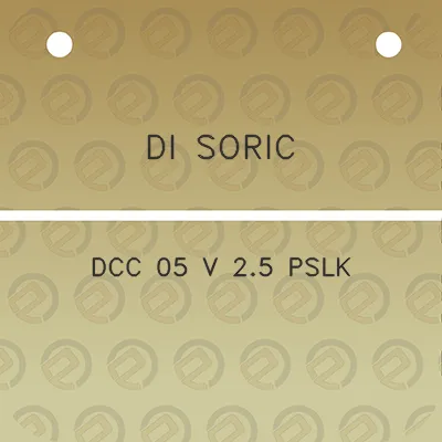 di-soric-dcc-05-v-25-pslk