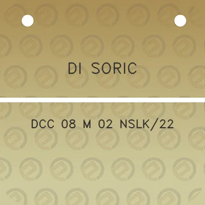 di-soric-dcc-08-m-02-nslk22