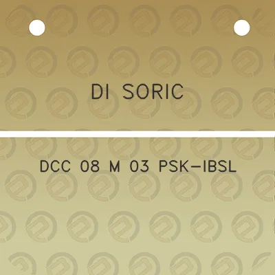 di-soric-dcc-08-m-03-psk-ibsl