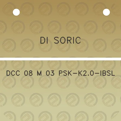 di-soric-dcc-08-m-03-psk-k20-ibsl