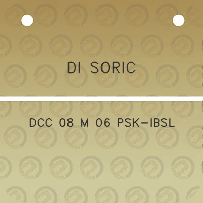 di-soric-dcc-08-m-06-psk-ibsl