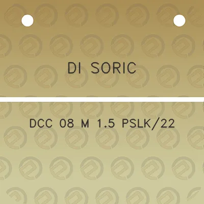 di-soric-dcc-08-m-15-pslk22