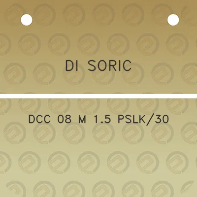 di-soric-dcc-08-m-15-pslk30