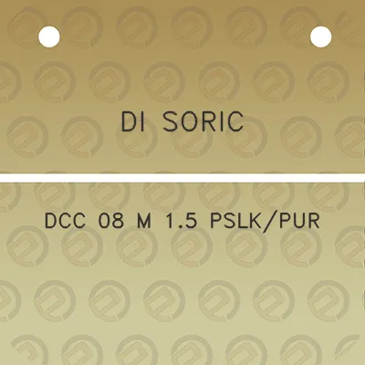 di-soric-dcc-08-m-15-pslkpur