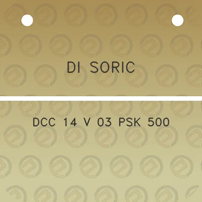 di-soric-dcc-14-v-03-psk-500