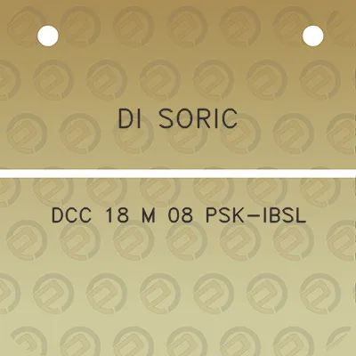 di-soric-dcc-18-m-08-psk-ibsl