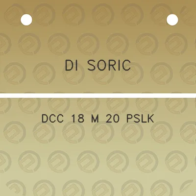 di-soric-dcc-18-m-20-pslk