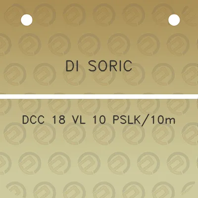 di-soric-dcc-18-vl-10-pslk10m