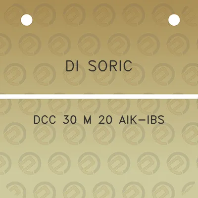 di-soric-dcc-30-m-20-aik-ibs