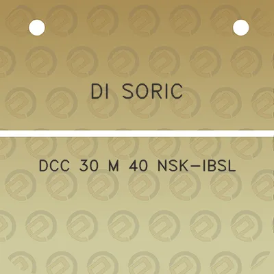 di-soric-dcc-30-m-40-nsk-ibsl