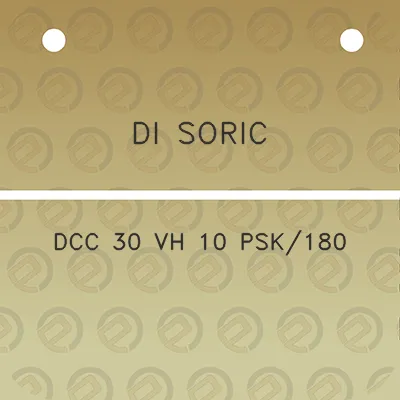 di-soric-dcc-30-vh-10-psk180