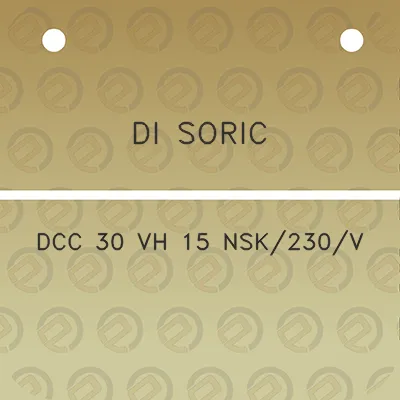 di-soric-dcc-30-vh-15-nsk230v