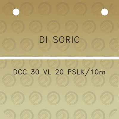 di-soric-dcc-30-vl-20-pslk10m