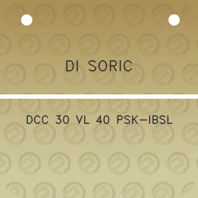 di-soric-dcc-30-vl-40-psk-ibsl