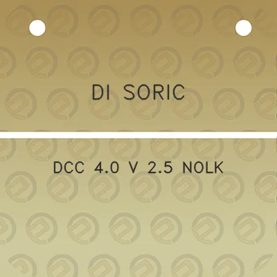 di-soric-dcc-40-v-25-nolk