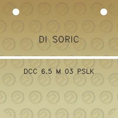 di-soric-dcc-65-m-03-pslk