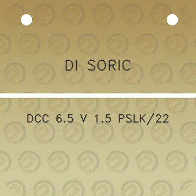 di-soric-dcc-65-v-15-pslk22