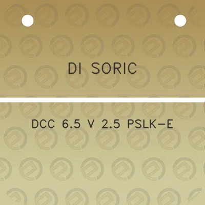 di-soric-dcc-65-v-25-pslk-e