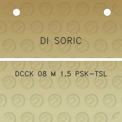 di-soric-dcck-08-m-15-psk-tsl