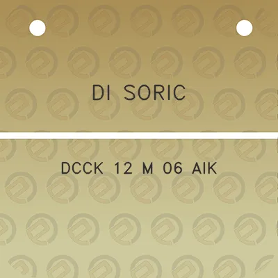 di-soric-dcck-12-m-06-aik