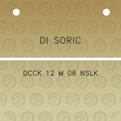 di-soric-dcck-12-m-06-nslk