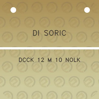 di-soric-dcck-12-m-10-nolk