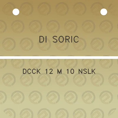 di-soric-dcck-12-m-10-nslk