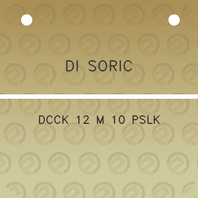 di-soric-dcck-12-m-10-pslk