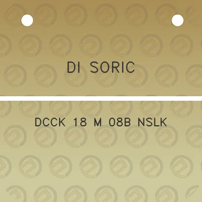 di-soric-dcck-18-m-08b-nslk