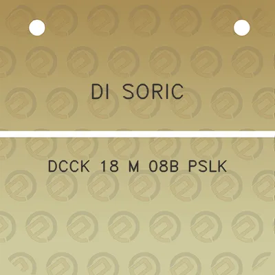 di-soric-dcck-18-m-08b-pslk