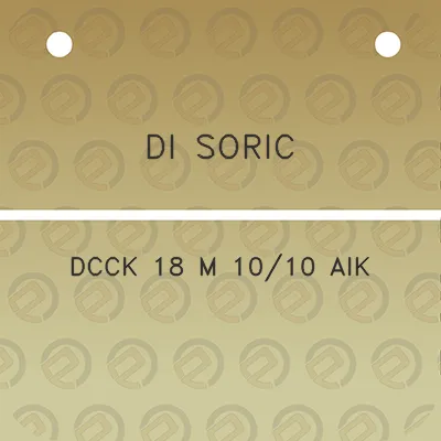 di-soric-dcck-18-m-1010-aik