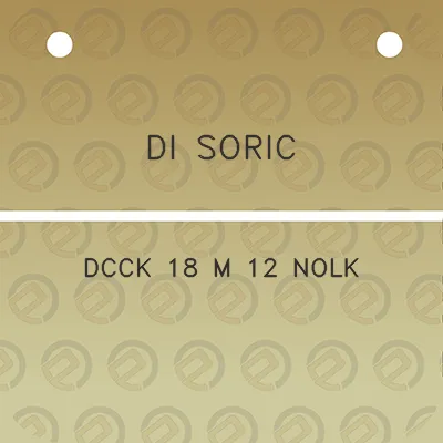 di-soric-dcck-18-m-12-nolk