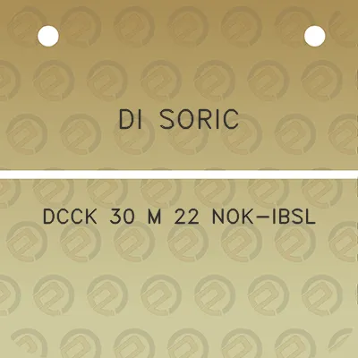 di-soric-dcck-30-m-22-nok-ibsl