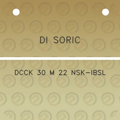 di-soric-dcck-30-m-22-nsk-ibsl