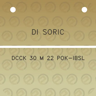 di-soric-dcck-30-m-22-pok-ibsl