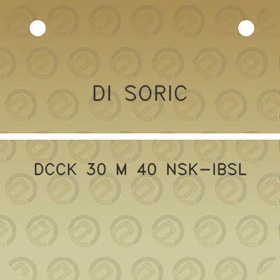 di-soric-dcck-30-m-40-nsk-ibsl