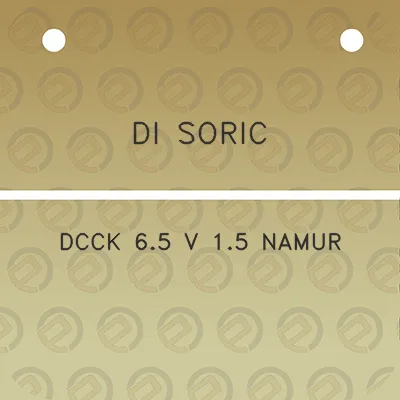 di-soric-dcck-65-v-15-namur