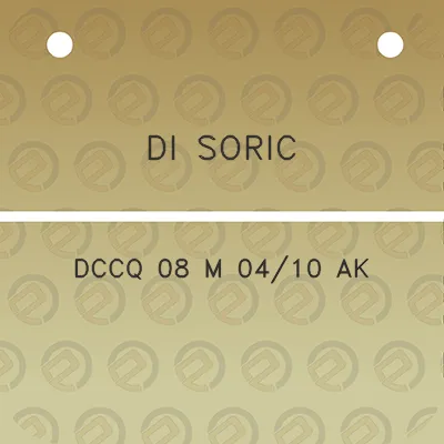 di-soric-dccq-08-m-0410-ak