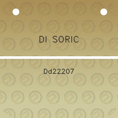 di-soric-dd22207