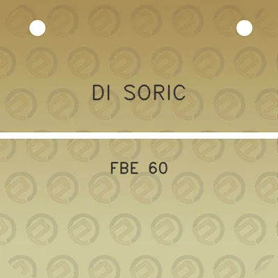 di-soric-fbe-60