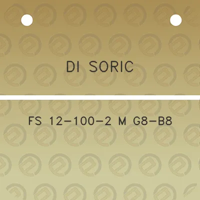 di-soric-fs-12-100-2-m-g8-b8