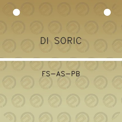 di-soric-fs-as-pb