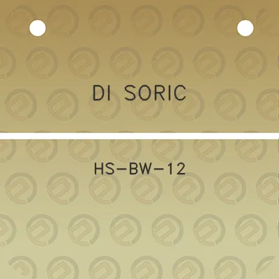 di-soric-hs-bw-12