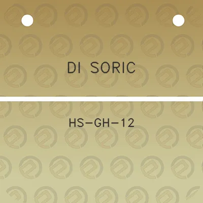 di-soric-hs-gh-12