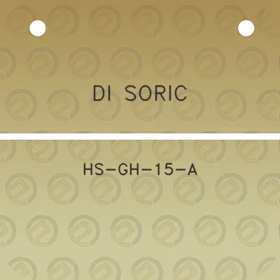 di-soric-hs-gh-15-a