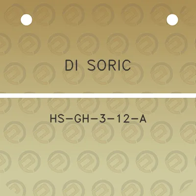 di-soric-hs-gh-3-12-a