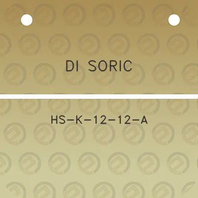 di-soric-hs-k-12-12-a