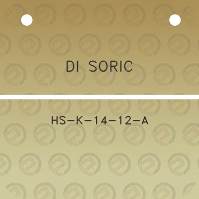 di-soric-hs-k-14-12-a