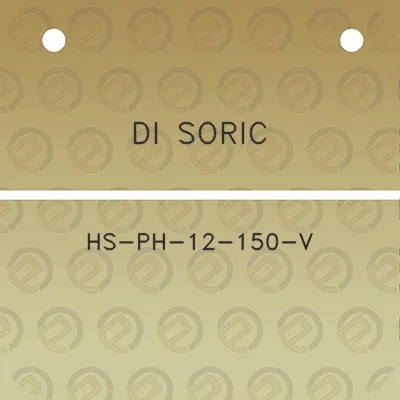 di-soric-hs-ph-12-150-v