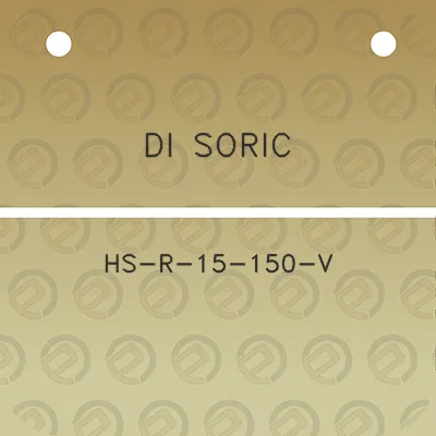 di-soric-hs-r-15-150-v